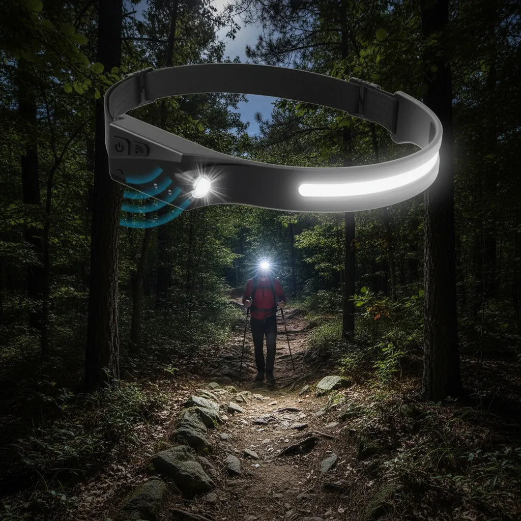 Linterna Frontal Recargable Sensor