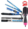 Kit Plancha Peine Rizador Cepillo