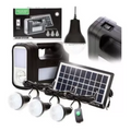 Panel Solar Lampara Con Bateria 3 B 8017