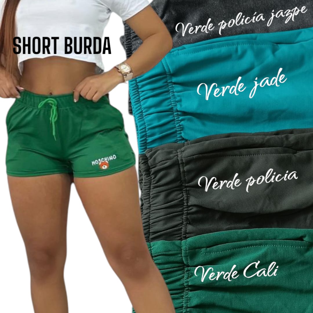 Pack X 4 Short Burda Talla Unica