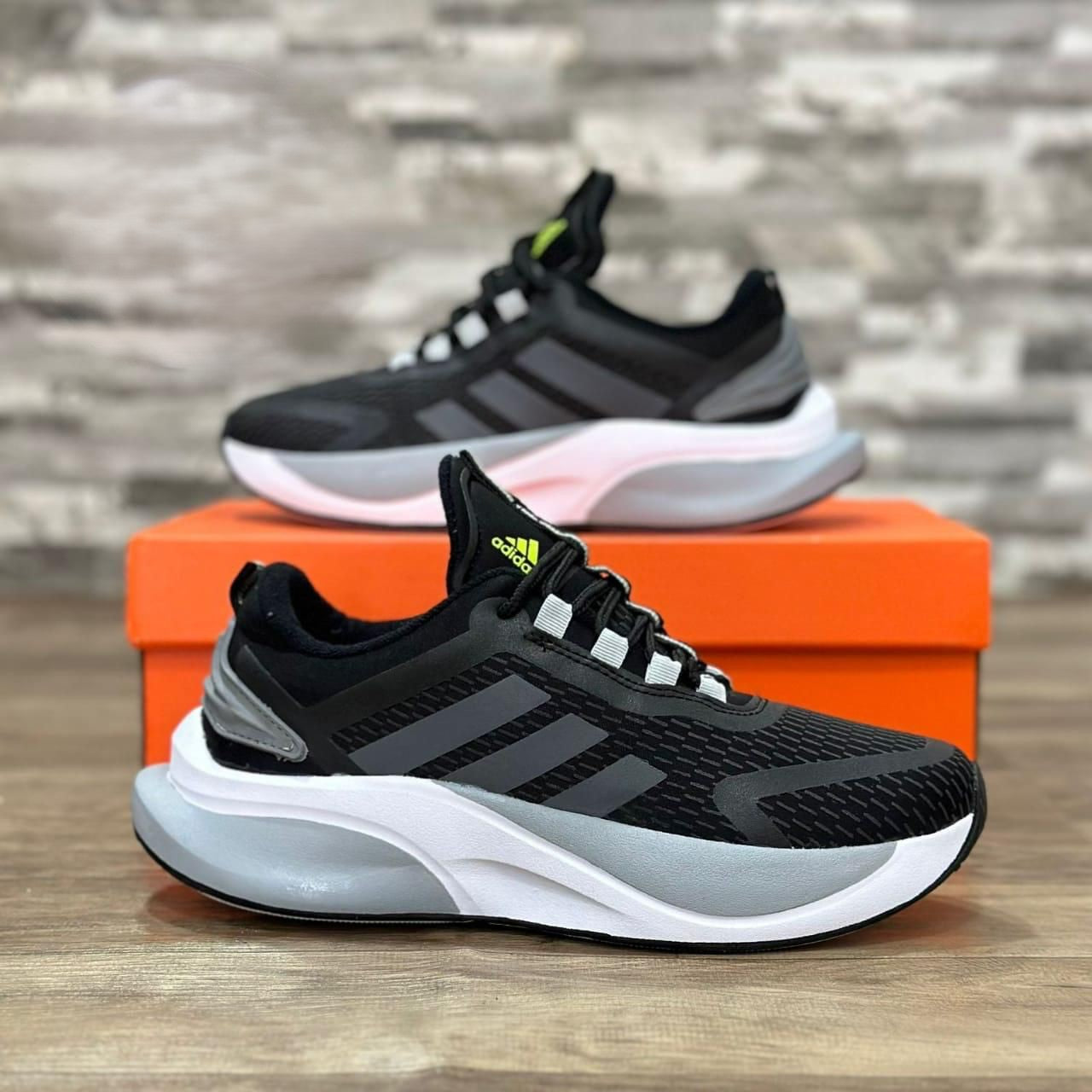 Tenis Adidas Bounce Gris Caballero