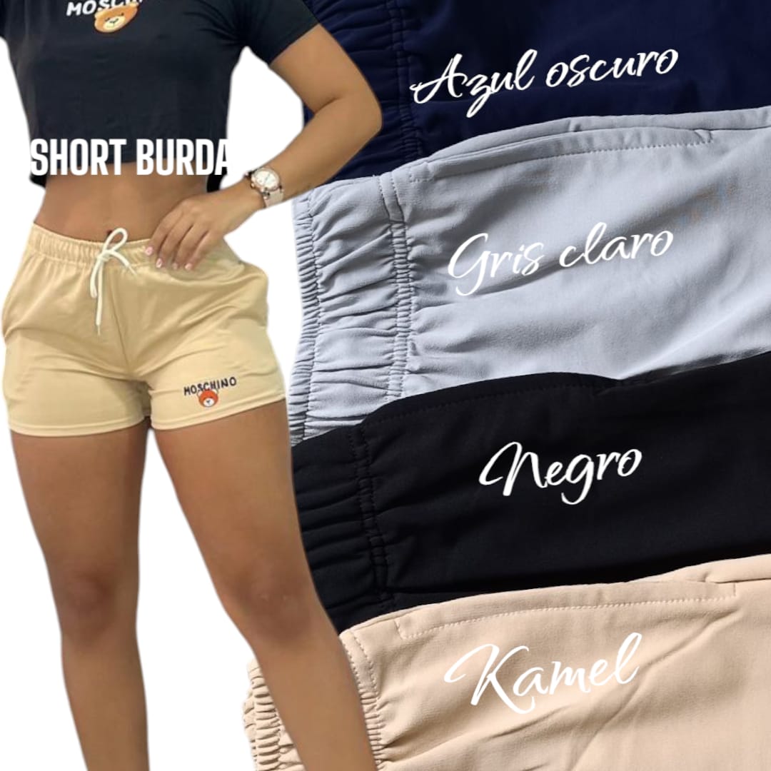 Pack X 4 Short Burda Talla Unica