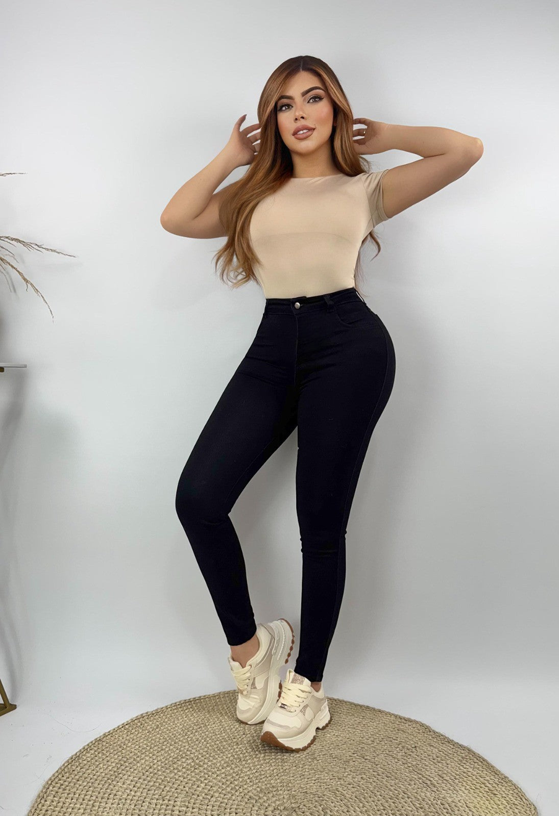 Jean Tiro Alto Negro