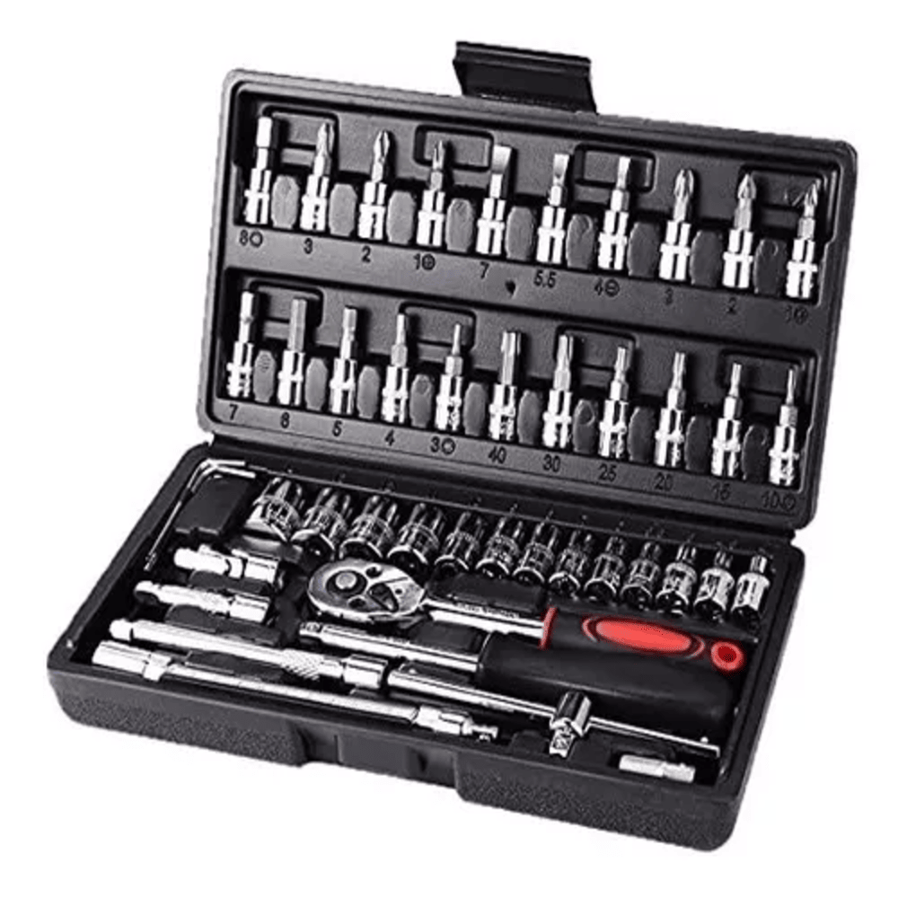 Juego De Copas Llaves Por 46 Piezas